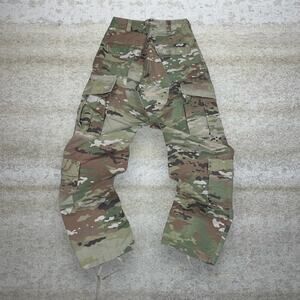 Vintage 90s Military Camo Tactical Pants 26x30 Baggy Cargos XS Regular Terrain